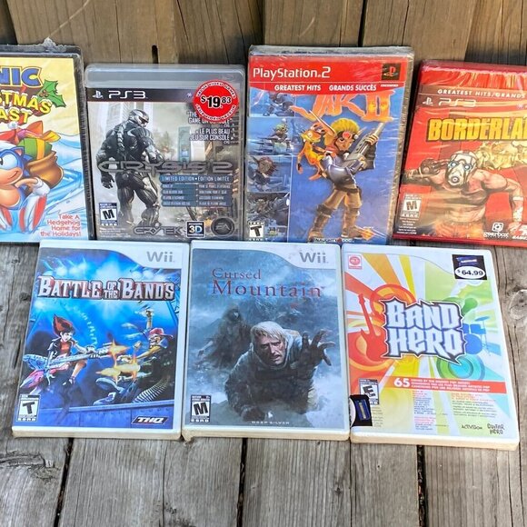 BRAND NEW SEALED VIDEO GAME LOT - Wii, PlayStation 2/3 - Cursed Mountain & More - Picture 1 of 15